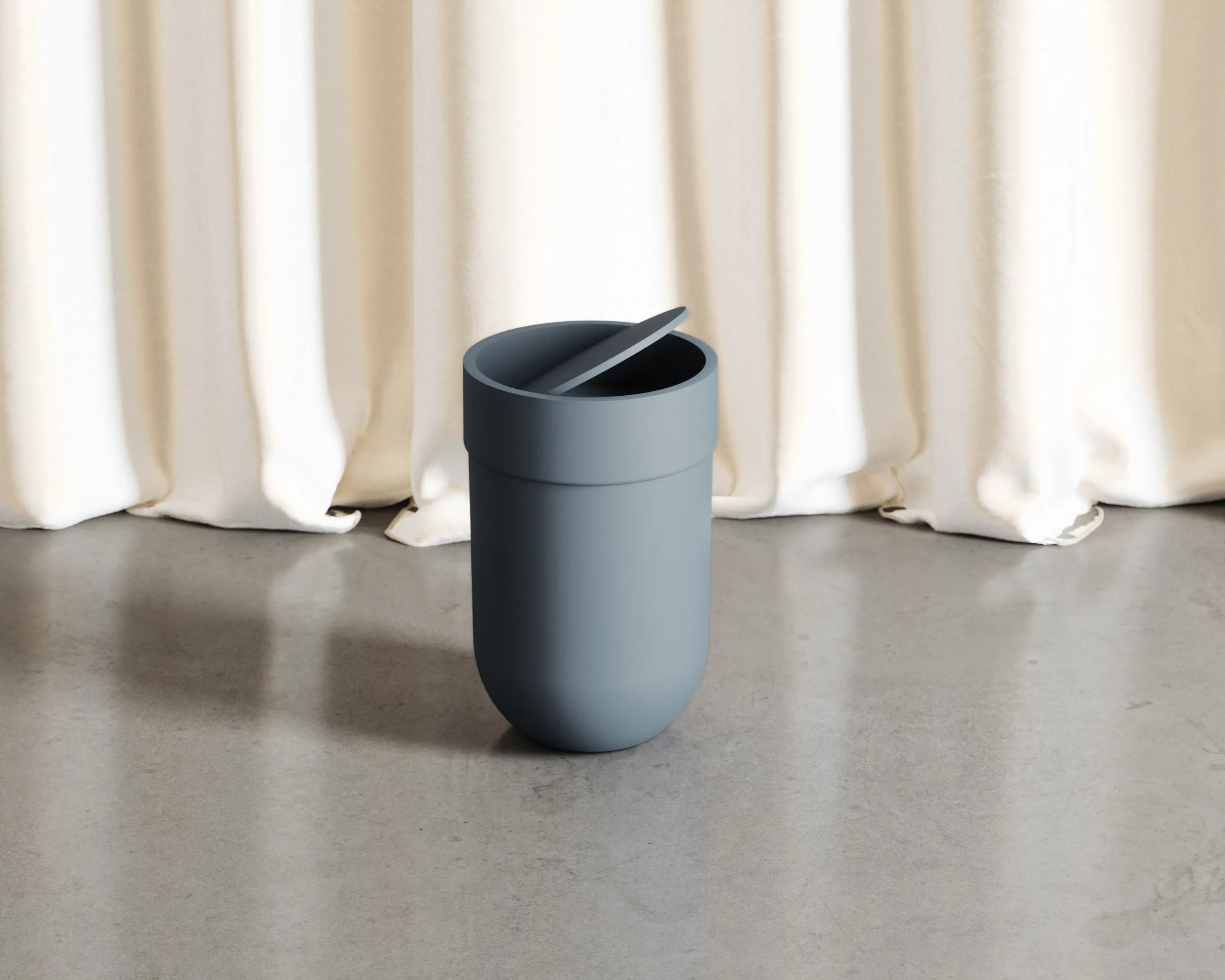 Touch Trash Can with Lid, 1.6 Gallon QleoQubo