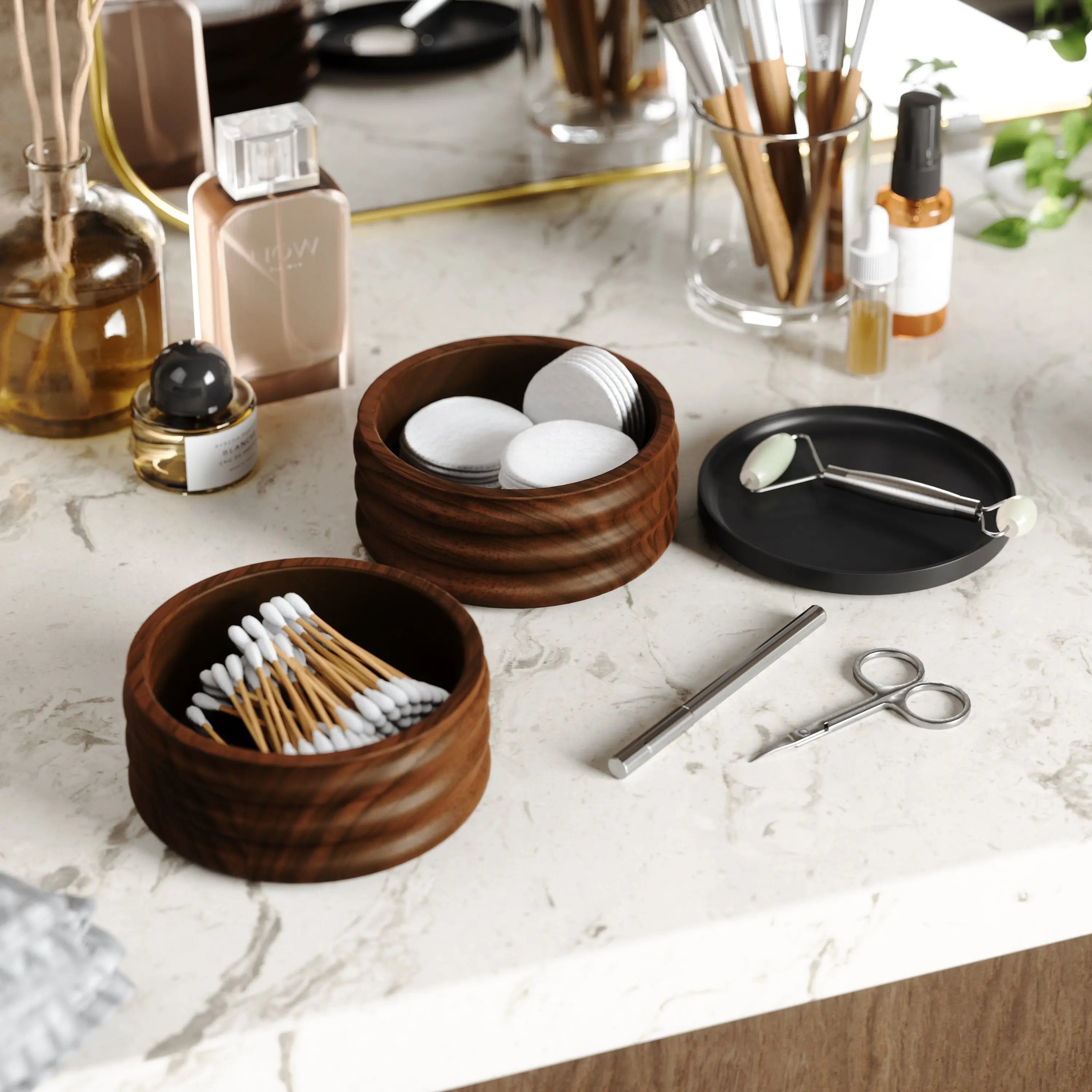 Tesora Wood Jewelry Box QleoQubo