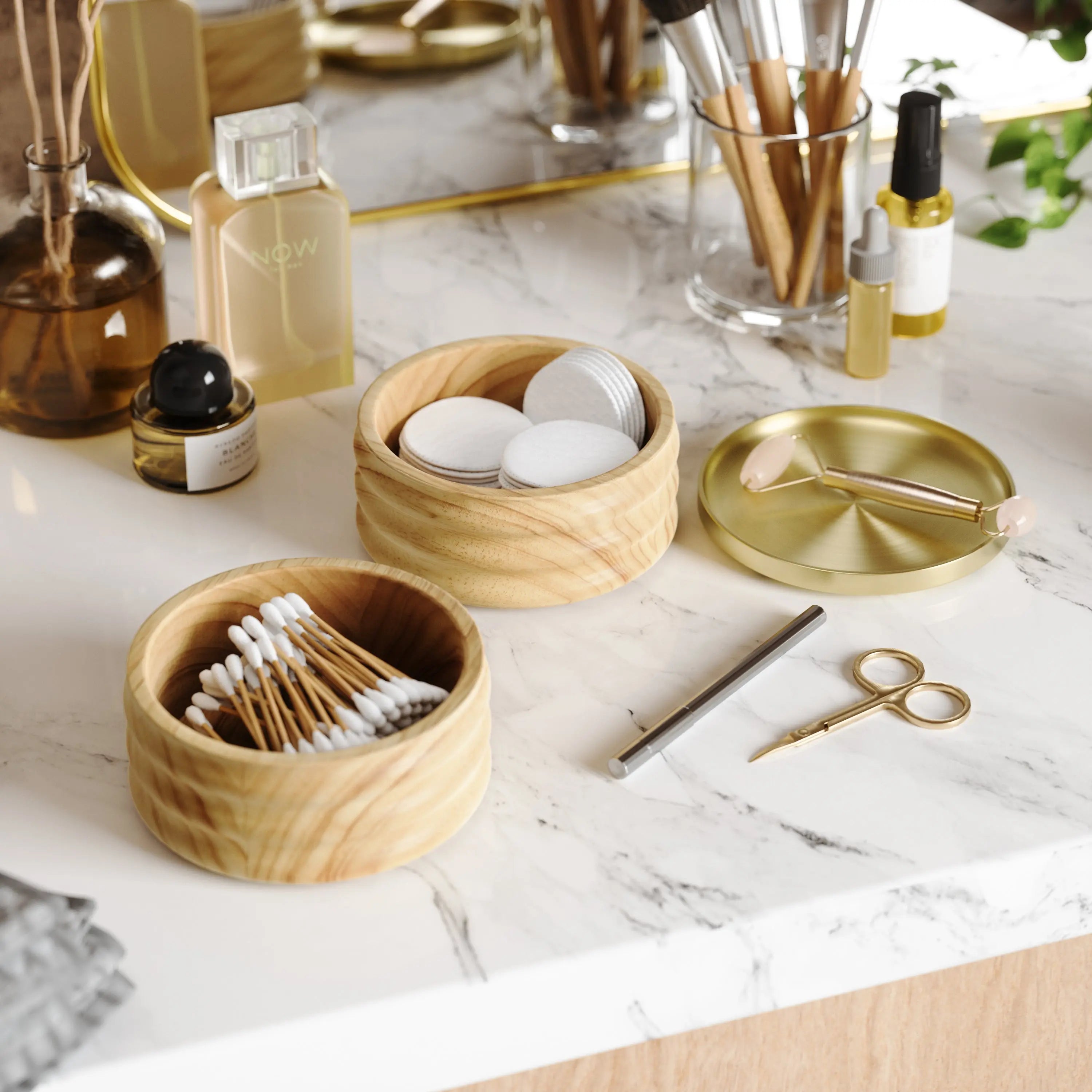Tesora Wood Jewelry Box QleoQubo