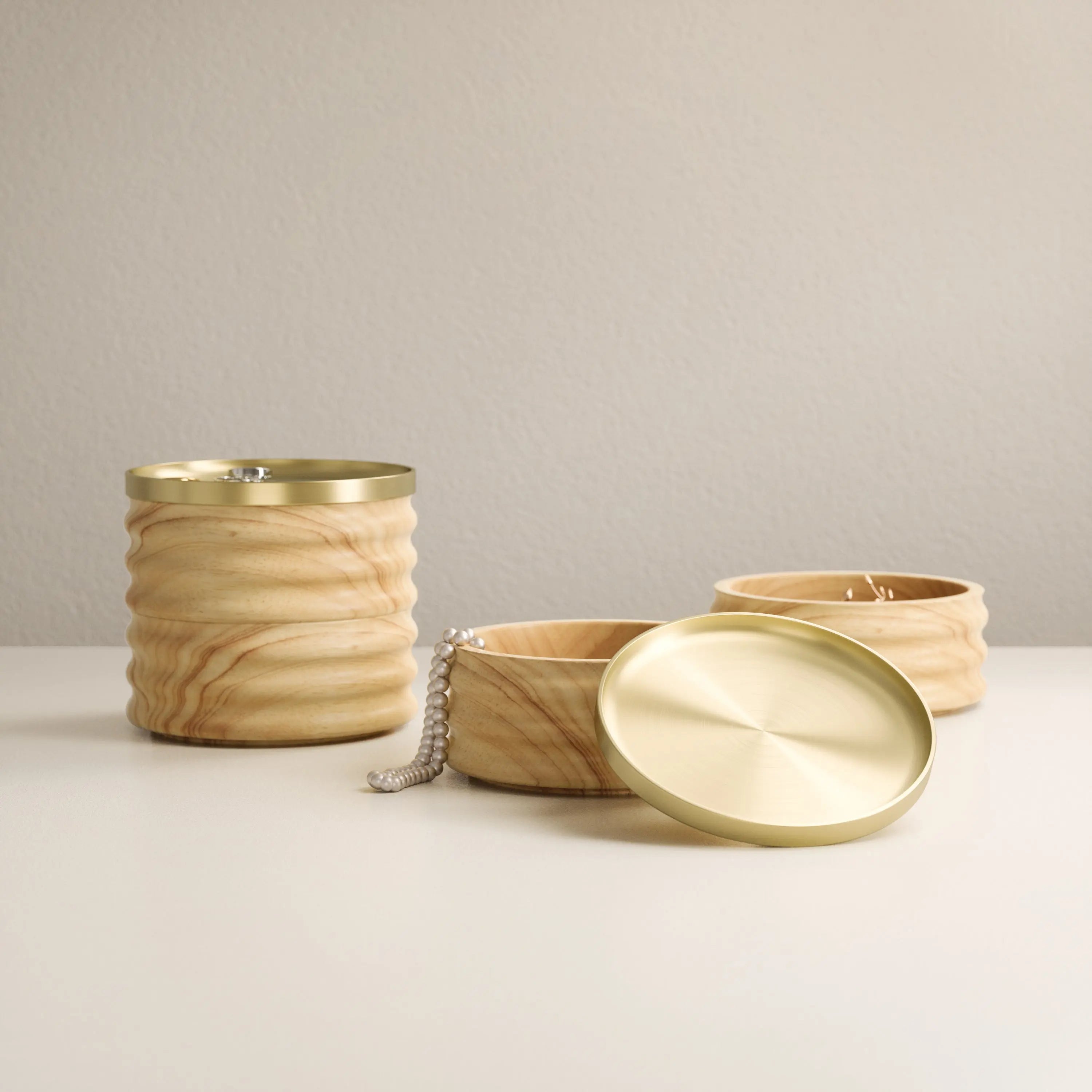 Tesora Wood Jewelry Box QleoQubo