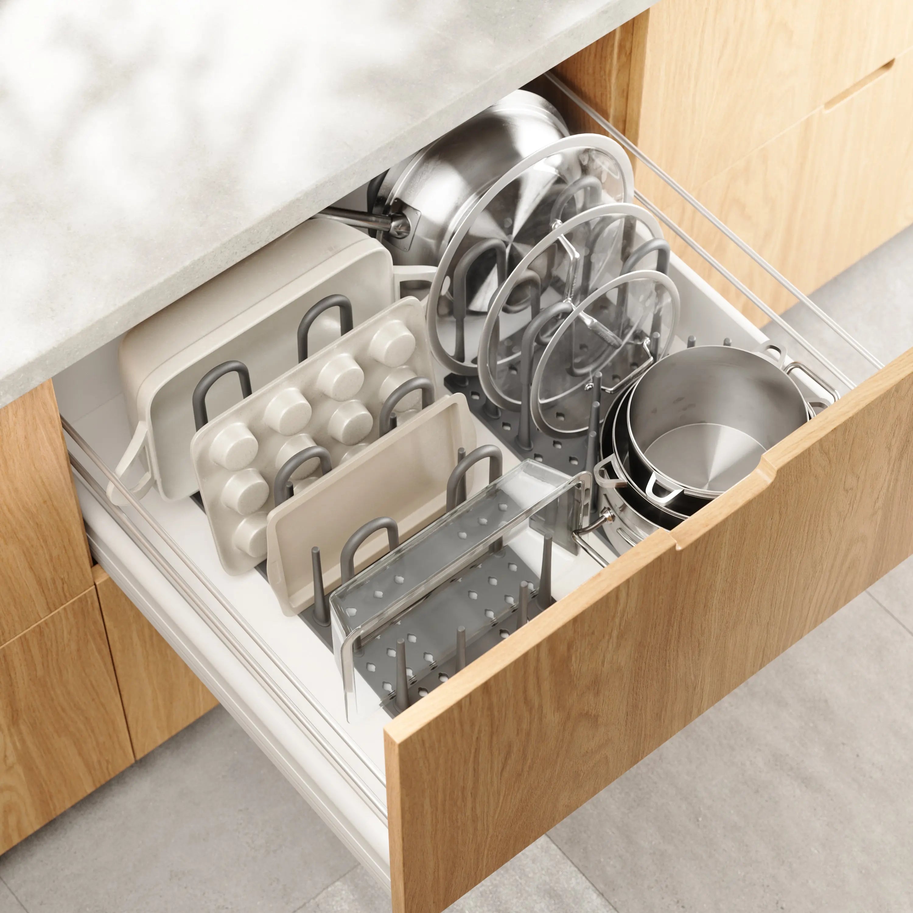 Peggy Cookware Organizer QleoQubo