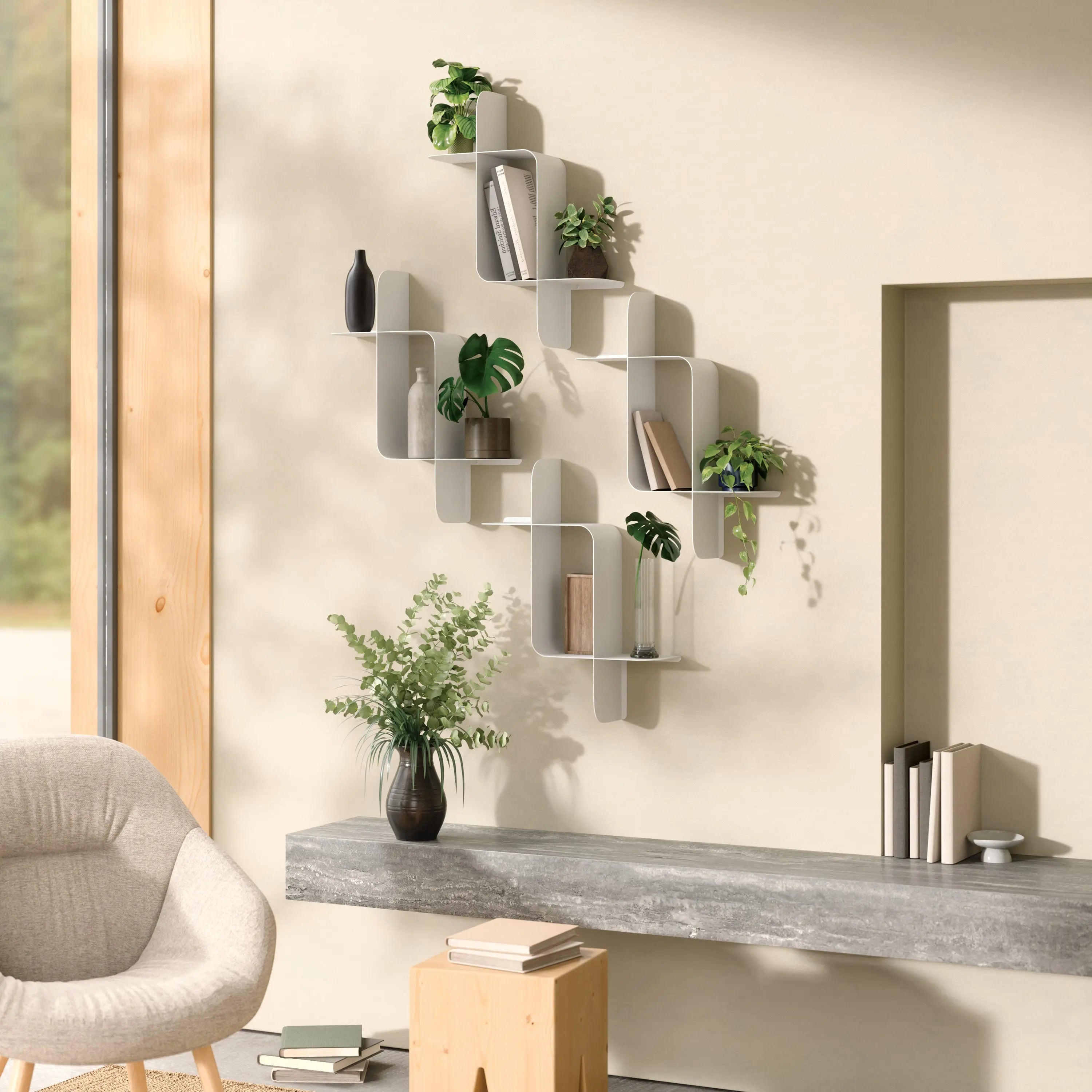 Montage Shelf Metal 2PK QleoQubo